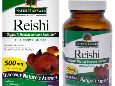 Natures Answer Reishi - 500mg by Natures Answer for Unisex - 90 Count Capsules For Sale