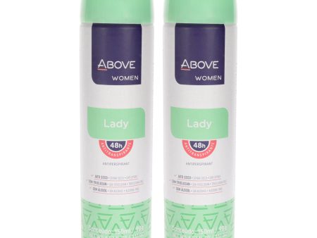 Above 48 Hours Antiperspirant Deodorant - Lady by Above for Women - 3.17 oz Deodorant Spray - Pack of 2 on Sale